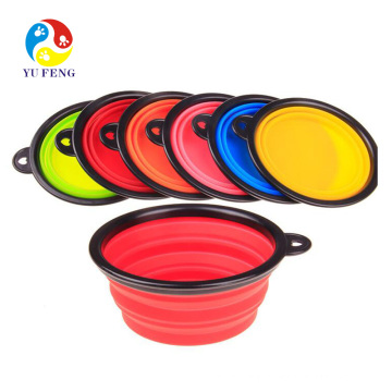 Food Grade Silicone BPA Free Foldable Expandable Cup Collapsible Dog Bowl
Foldable Pet Dog Cat Drink Water Feeder Bowl, Dog Food Bowl for Traveling Outdoor Activities